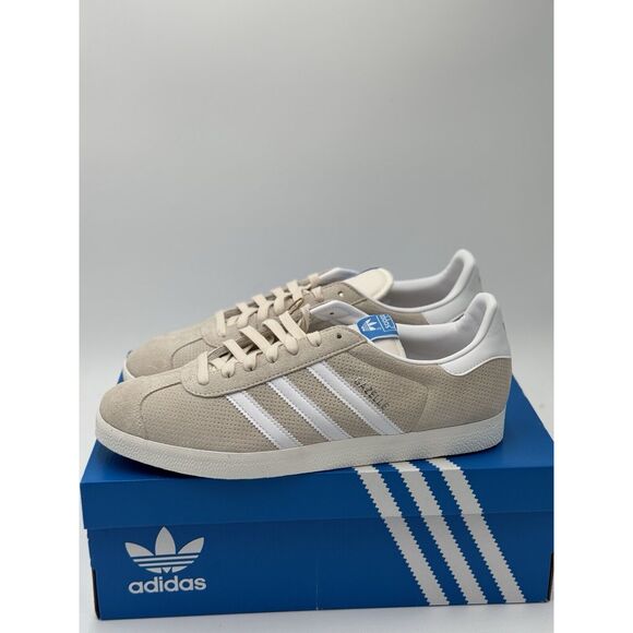 Adidas Originals Gazelle Wonder White Cloud White Shoes IF3817 Men Size 12 New - Picture 1 of 7